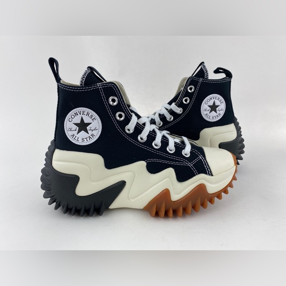 Converse Run Star Motion HI Black White Women's Sneakers Shoes 171545C - Picture 10 of 12